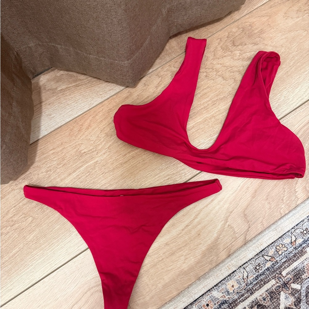 Pink Toast Swim Set M
